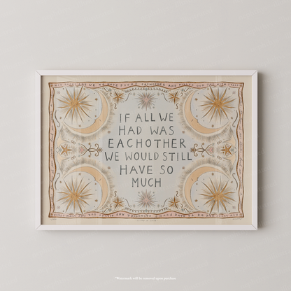 Lucky in Love Print