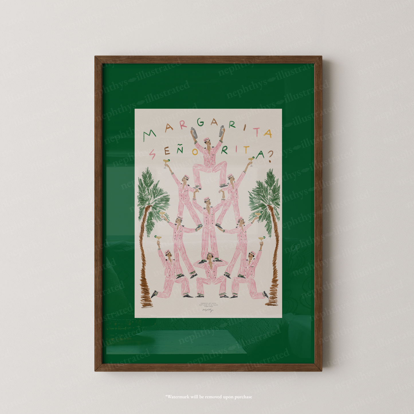 Margarita Señorita Print - Green