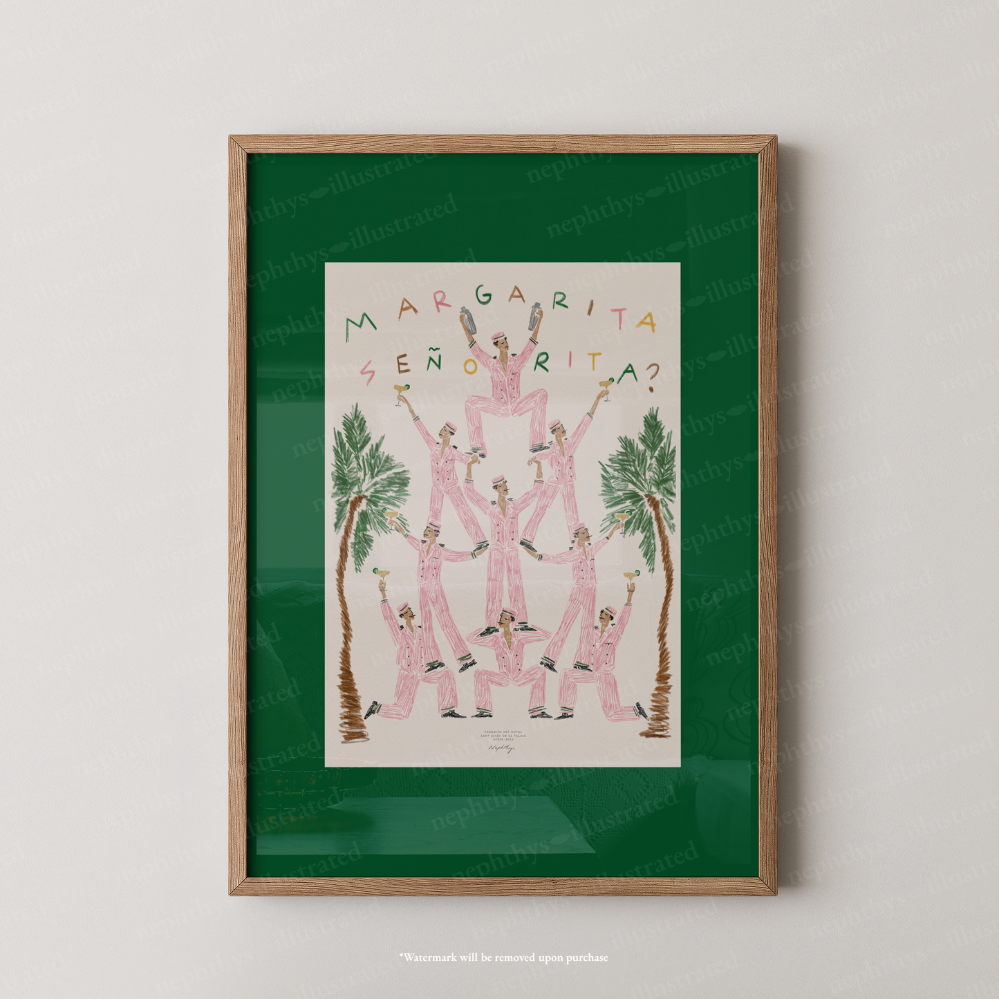 Margarita Señorita Print - Green