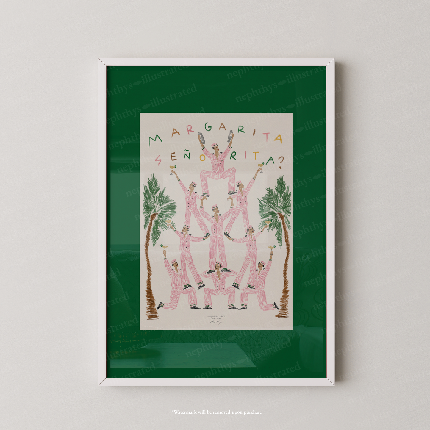 Margarita Señorita Print - Green