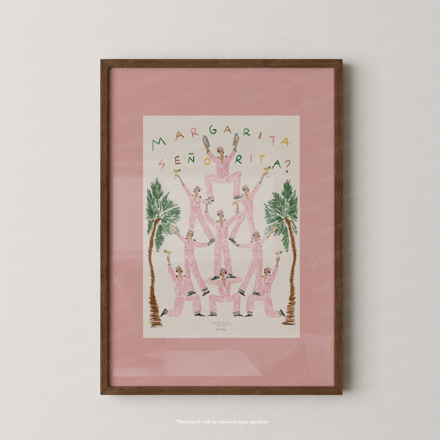 Margarita Señorita Print - Pink
