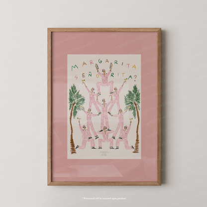 Margarita Señorita Print - Pink