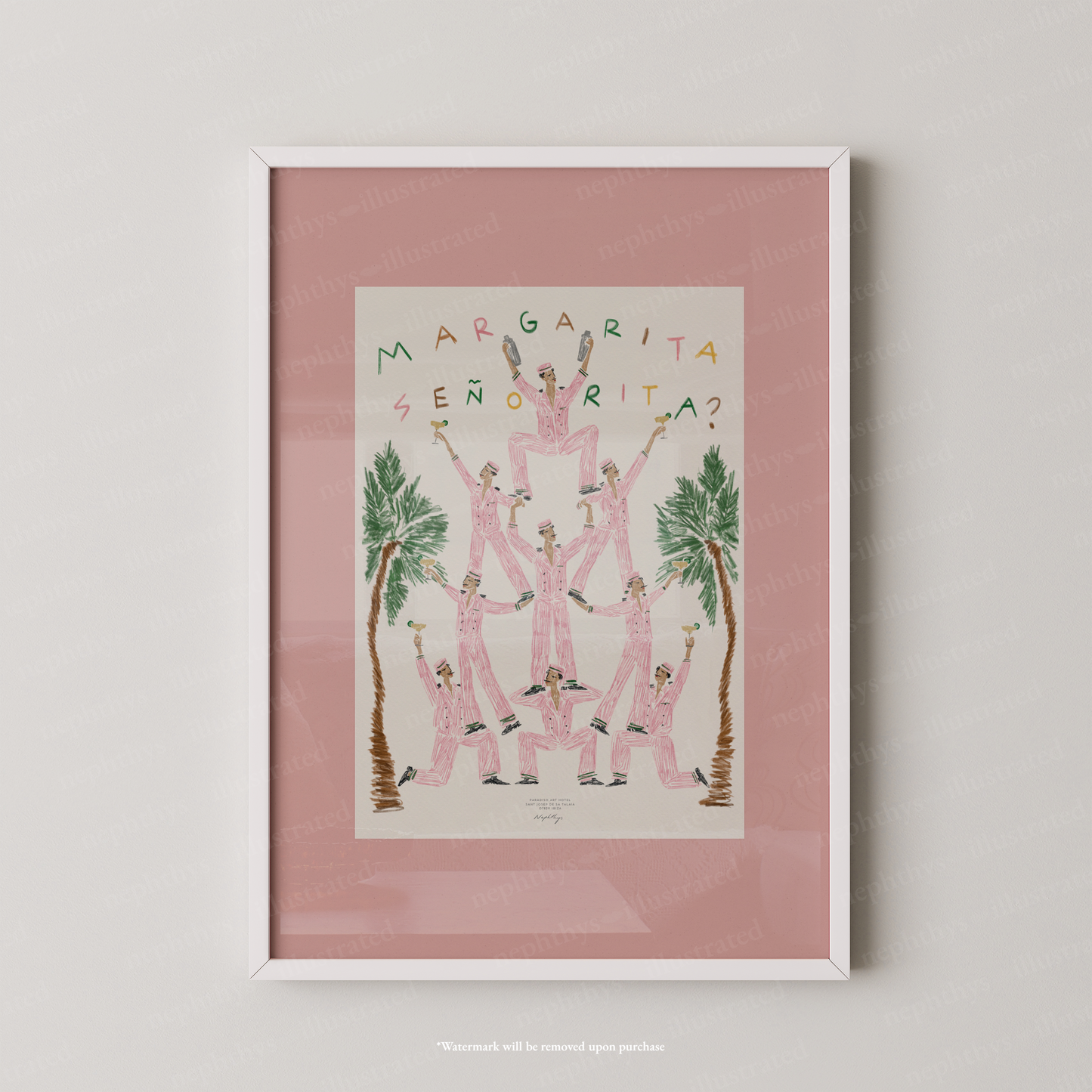 Margarita Señorita Print - Pink