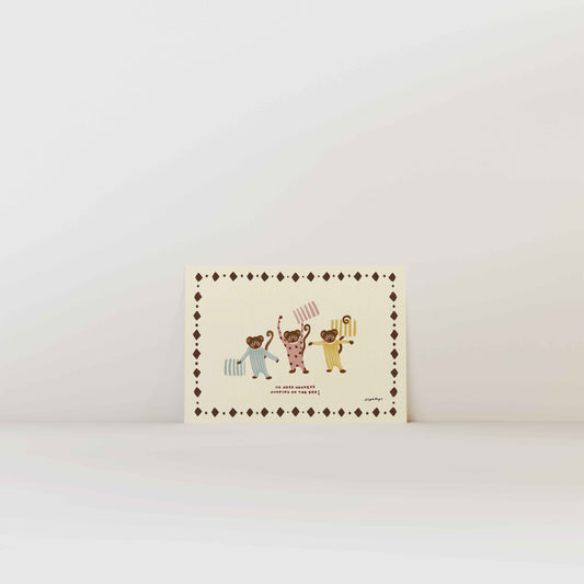 Monkeys on the Bed