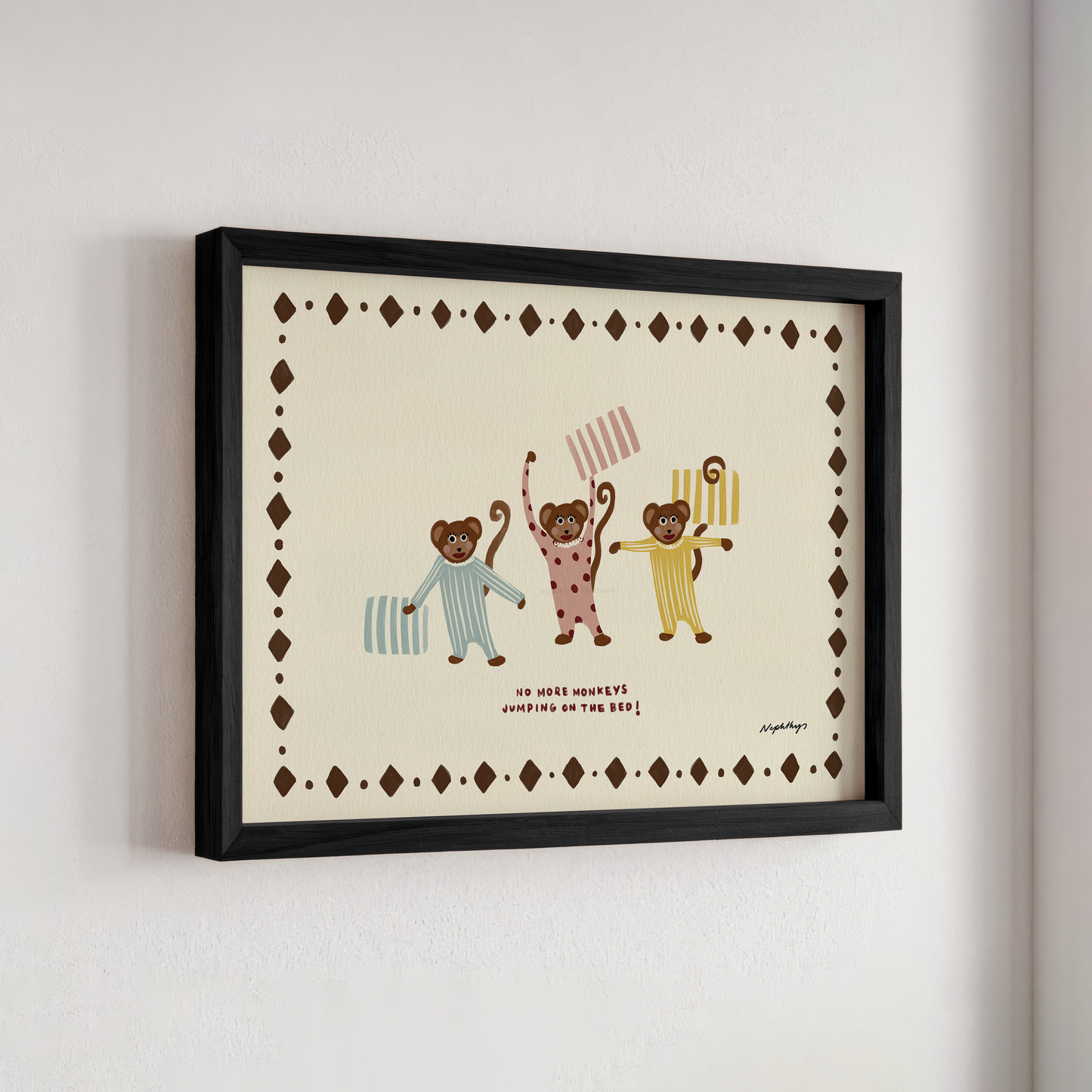 Monkeys on the Bed