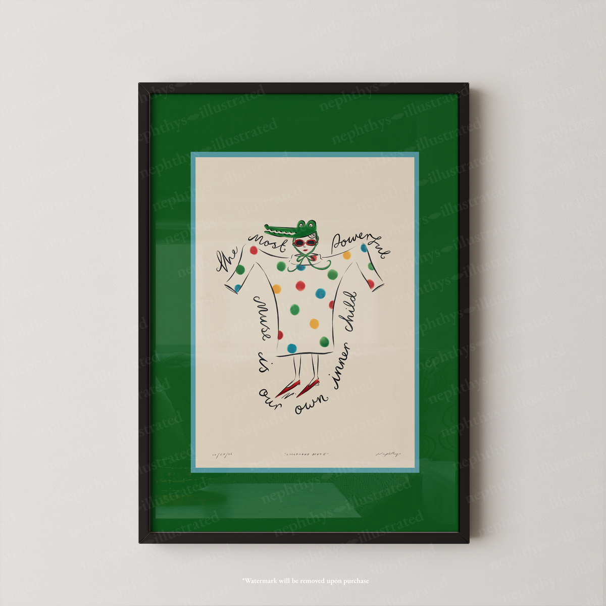 Childhood Muse Print