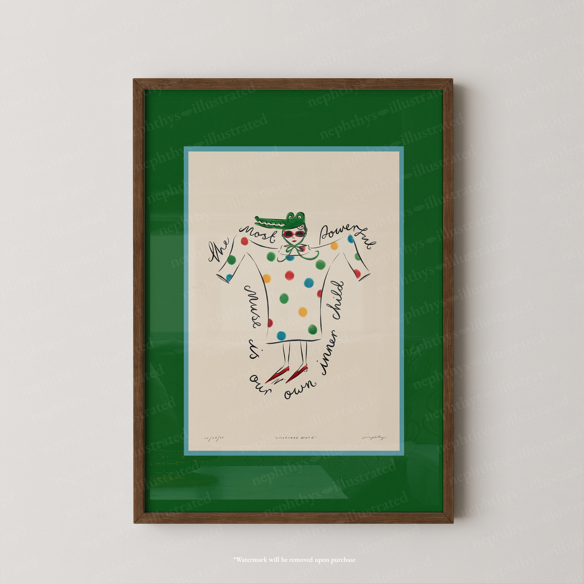 Childhood Muse Print