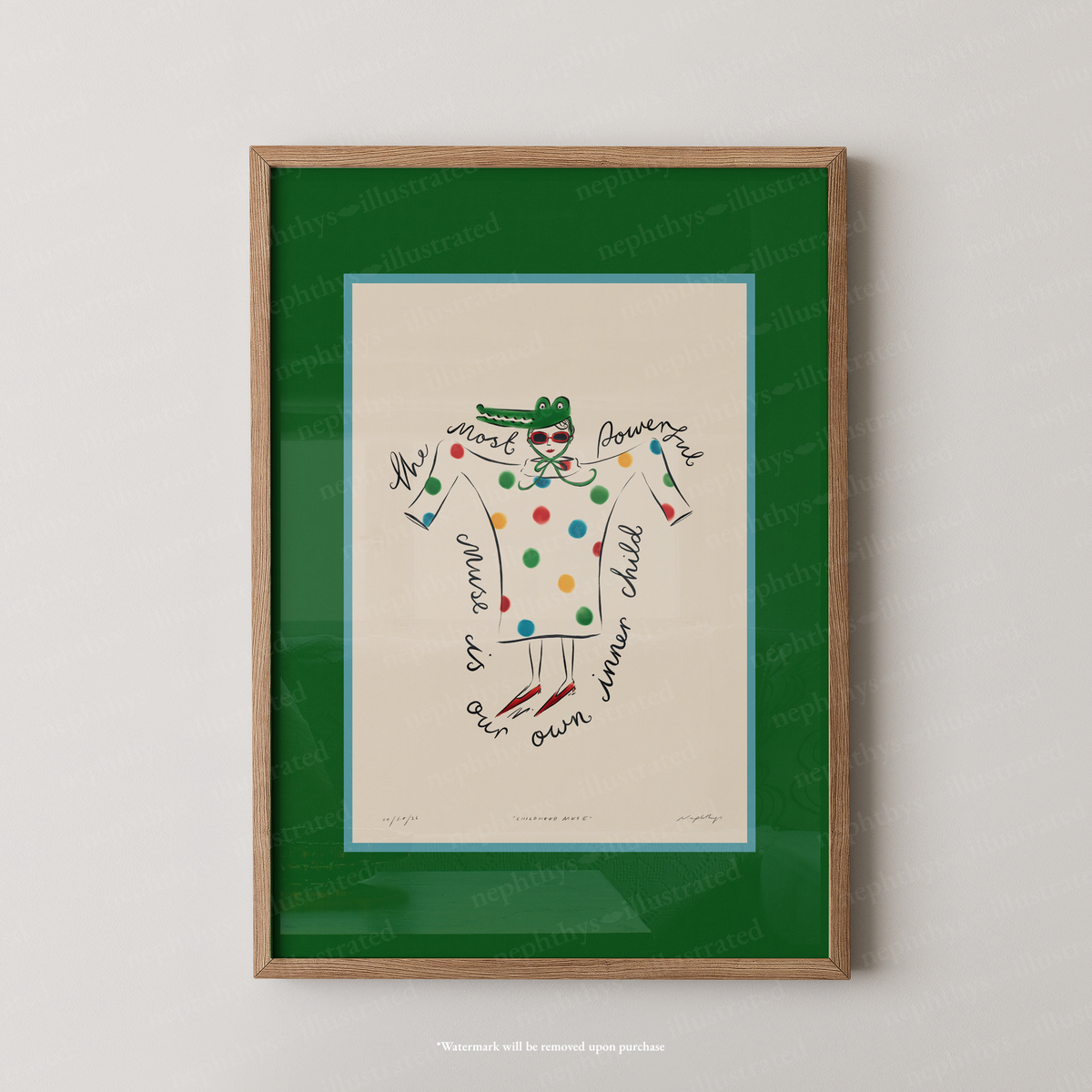 Childhood Muse Print