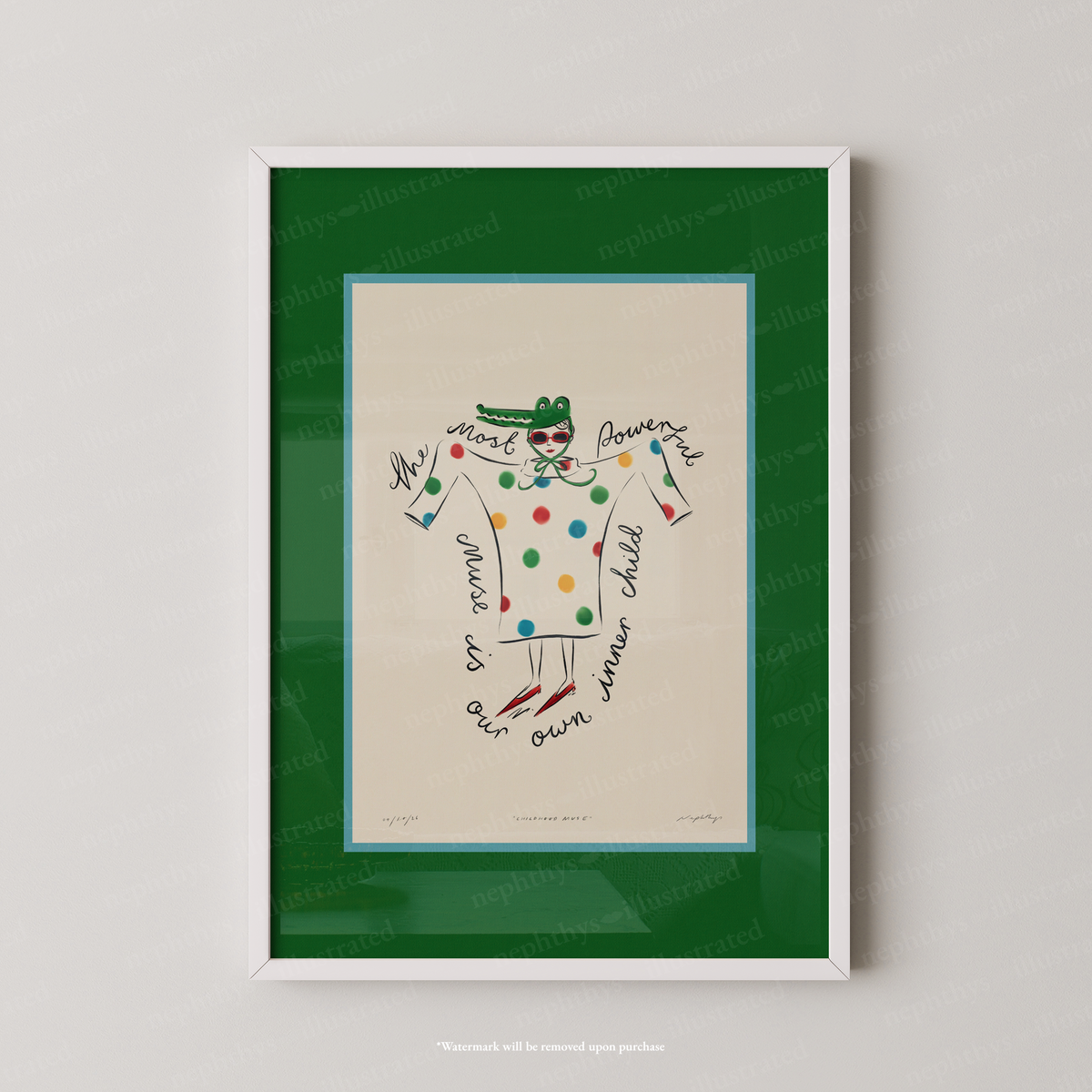 Childhood Muse Print