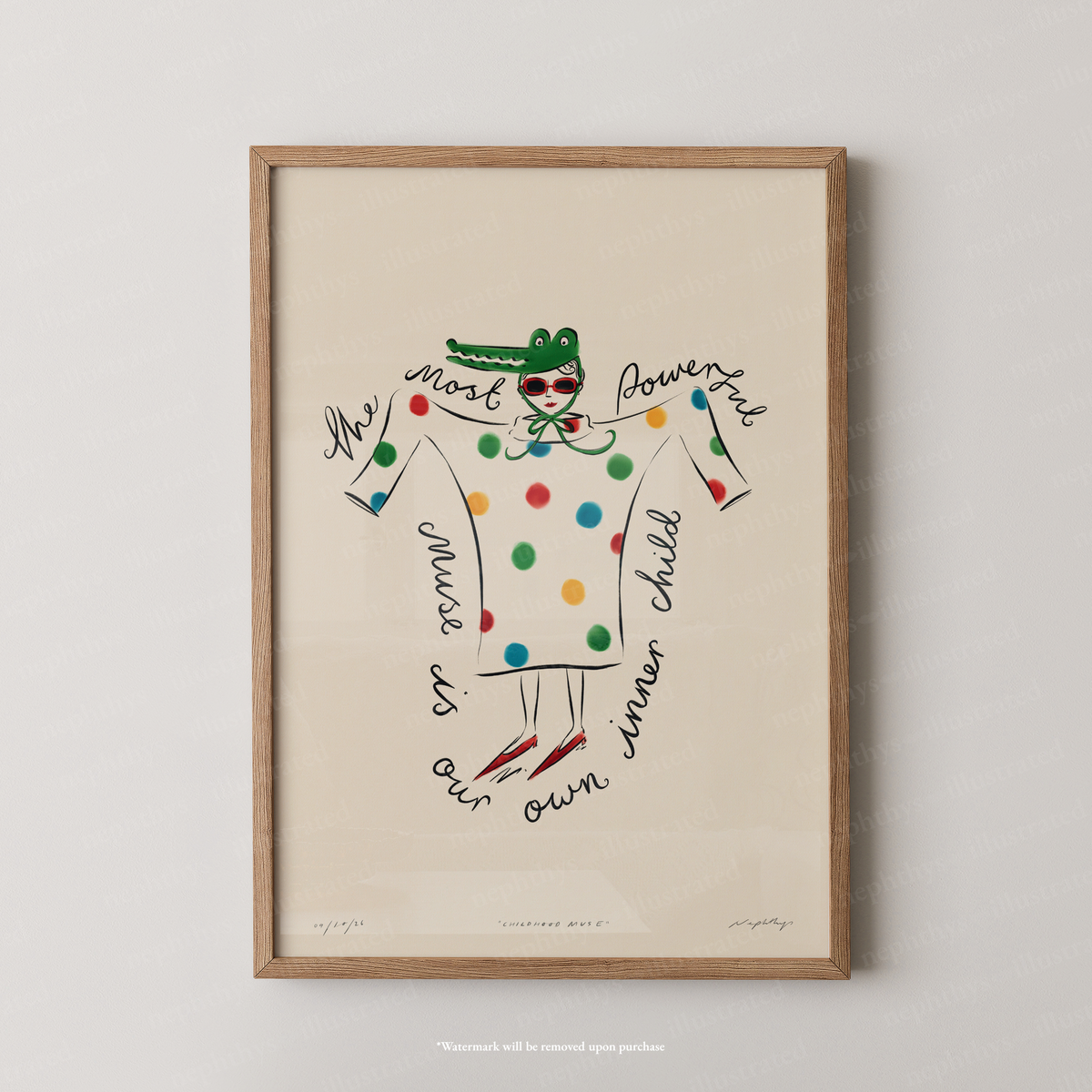 Childhood Muse Print