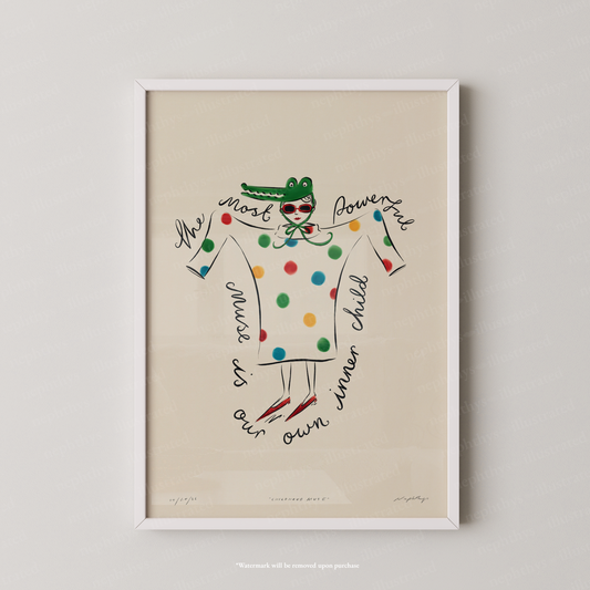 Childhood Muse Print