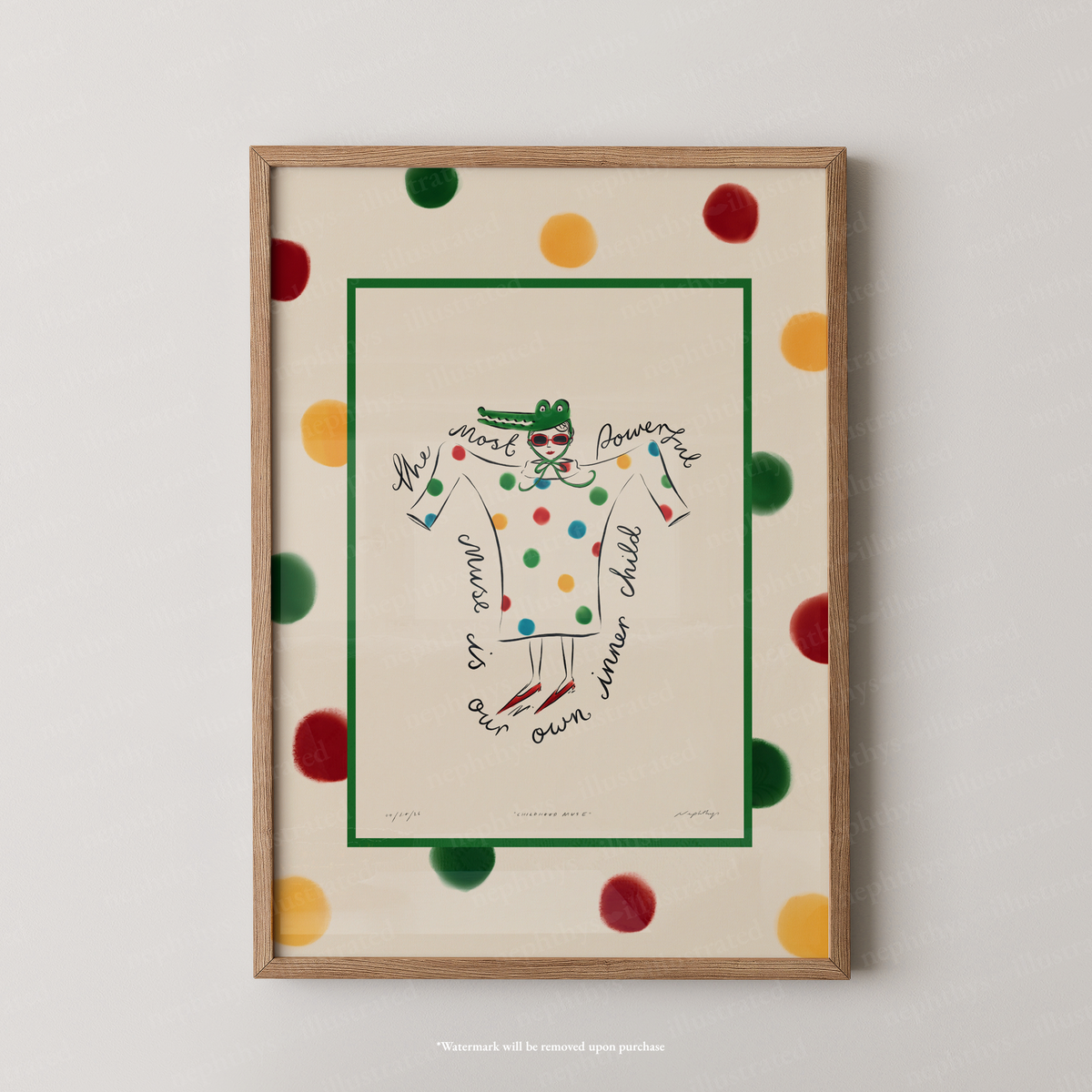 Childhood Muse Print