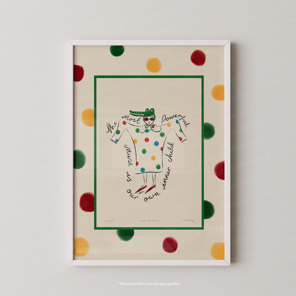 Childhood Muse Print