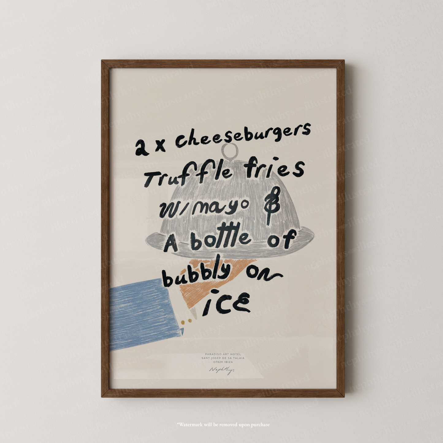 Room Service Order Print