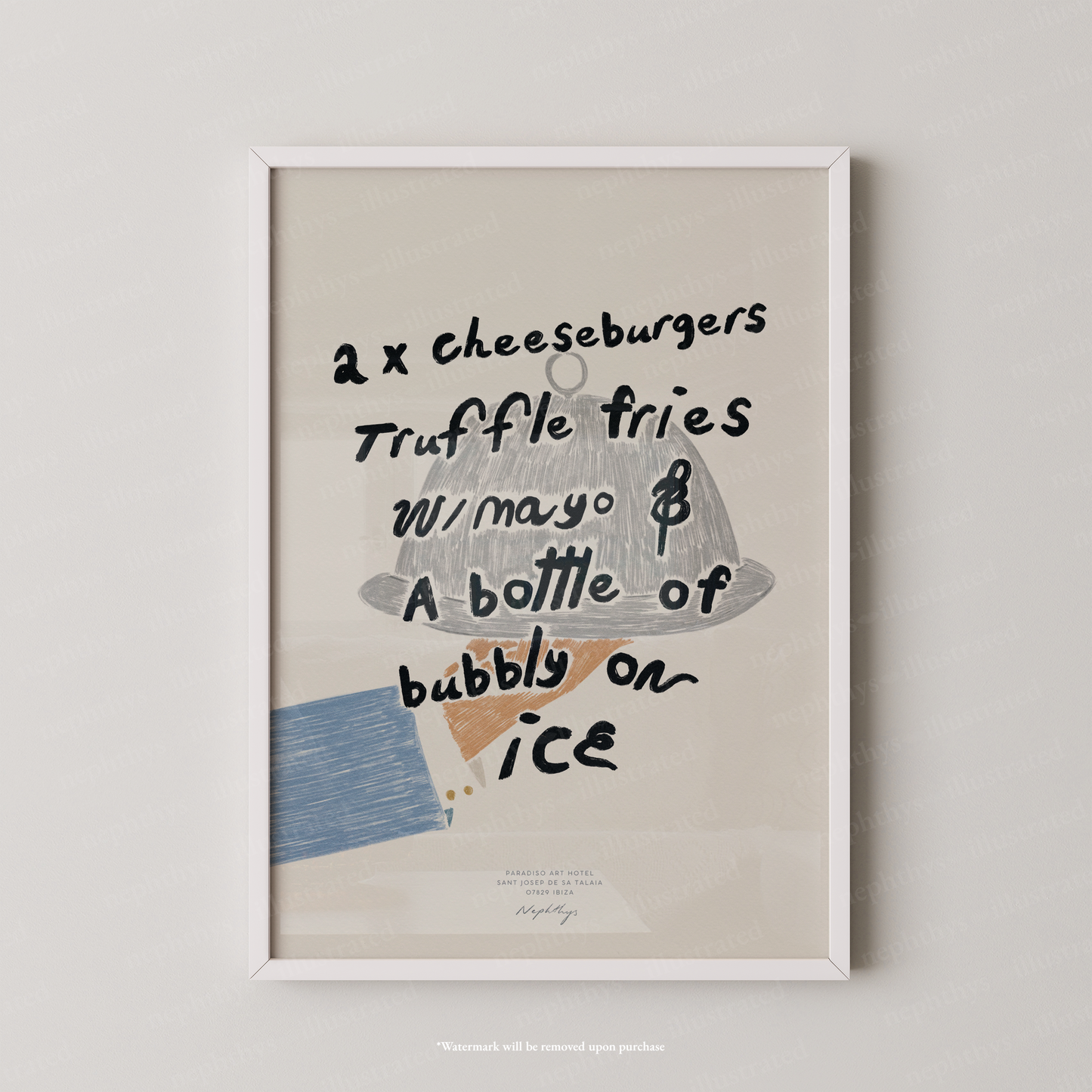 Room Service Order Print
