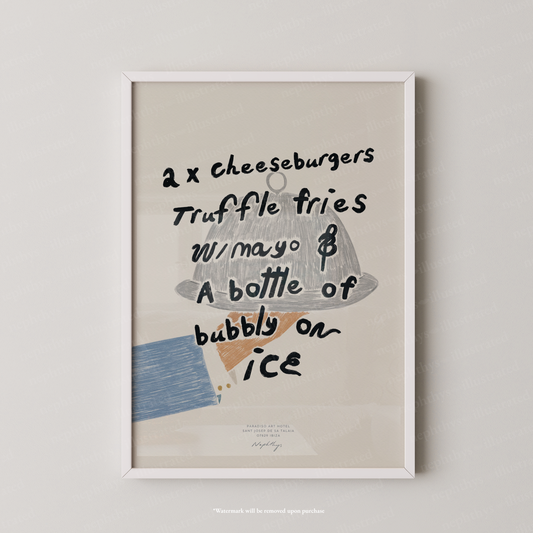 Room Service Order Print