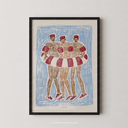 Pool Boys Print