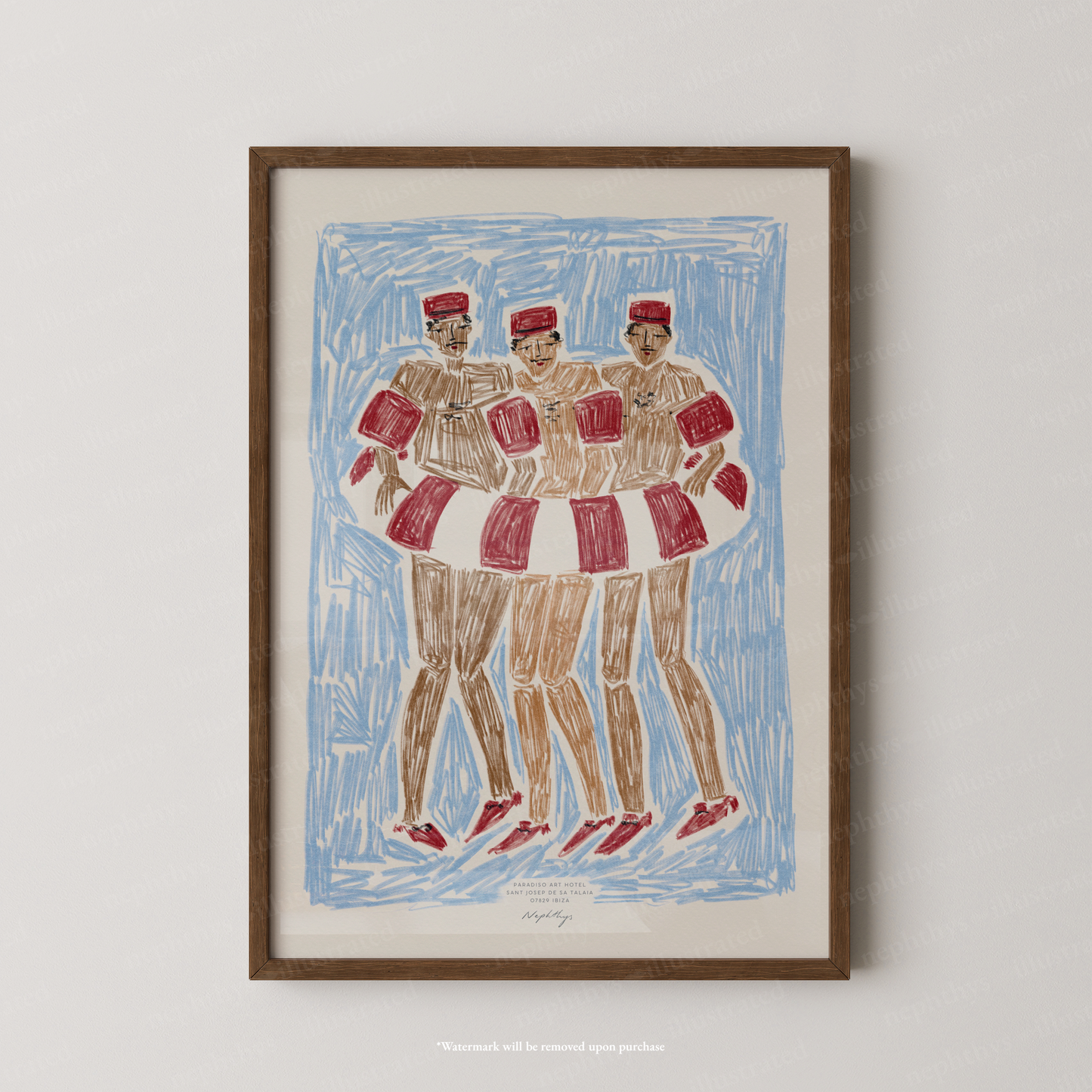 Pool Boys Print