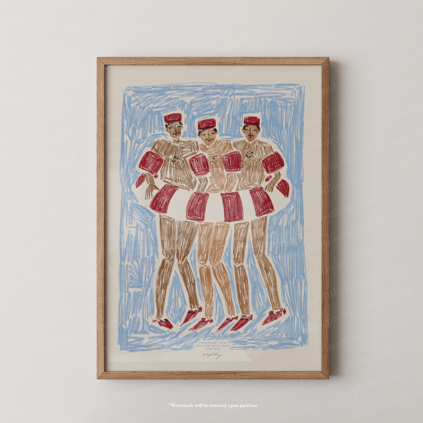 Pool Boys Print