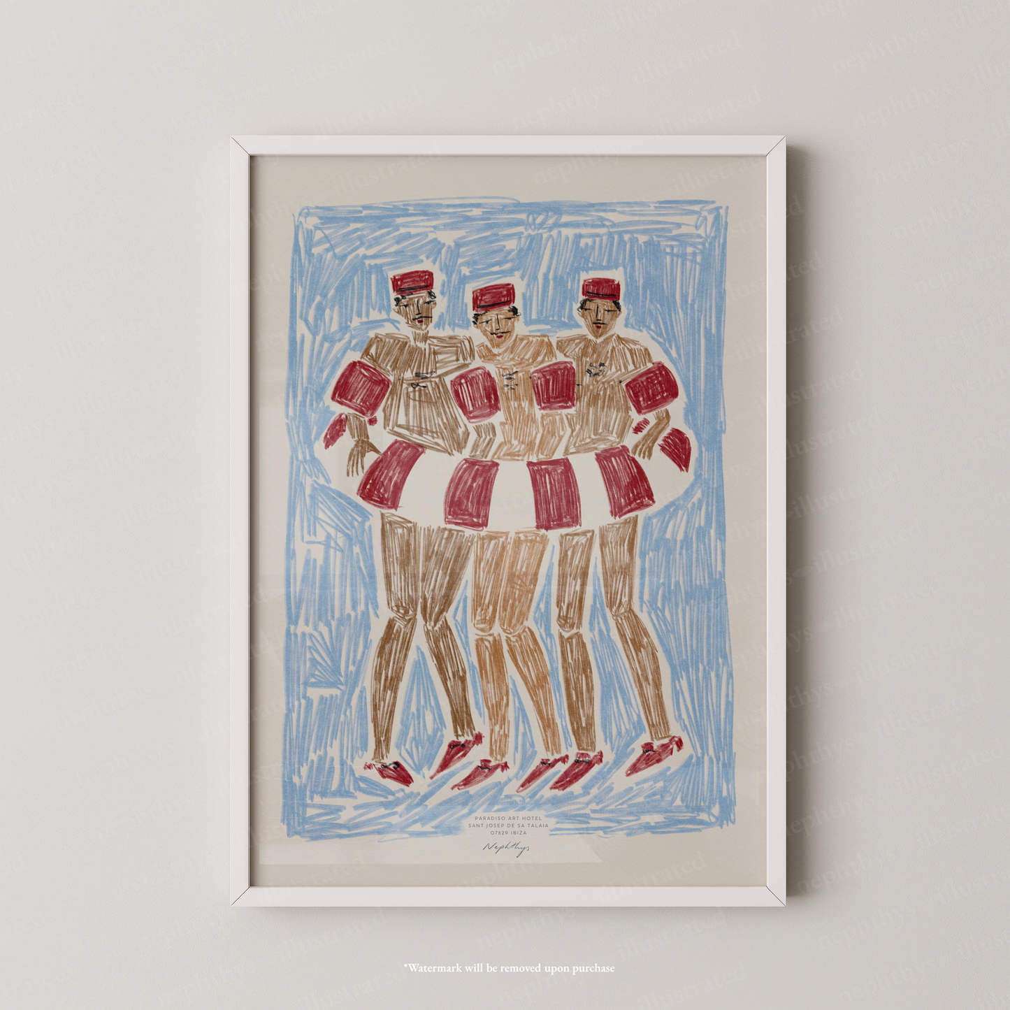 Pool Boys Print