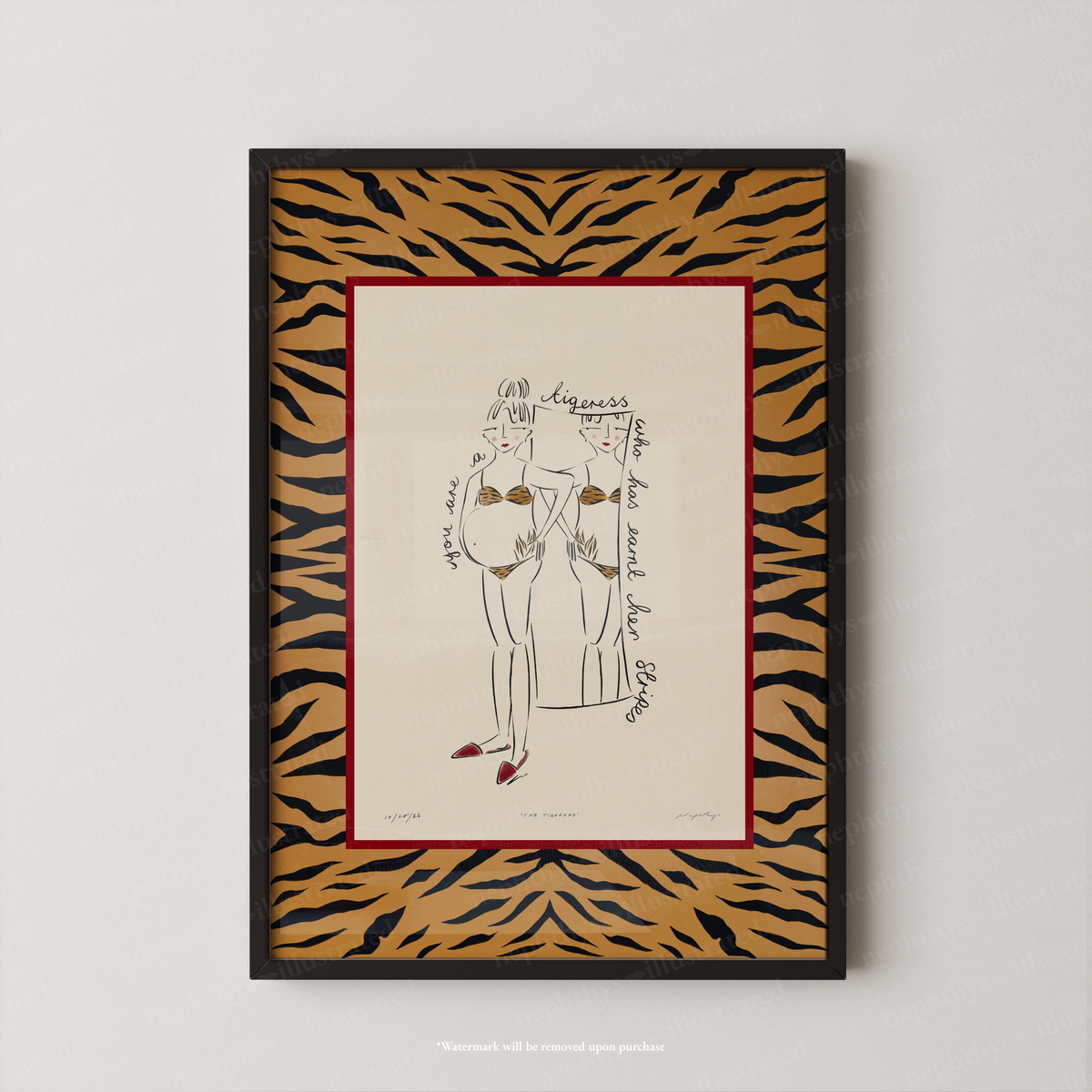 The Tigeress Print
