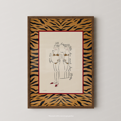 The Tigeress Print