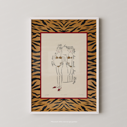 The Tigeress Print