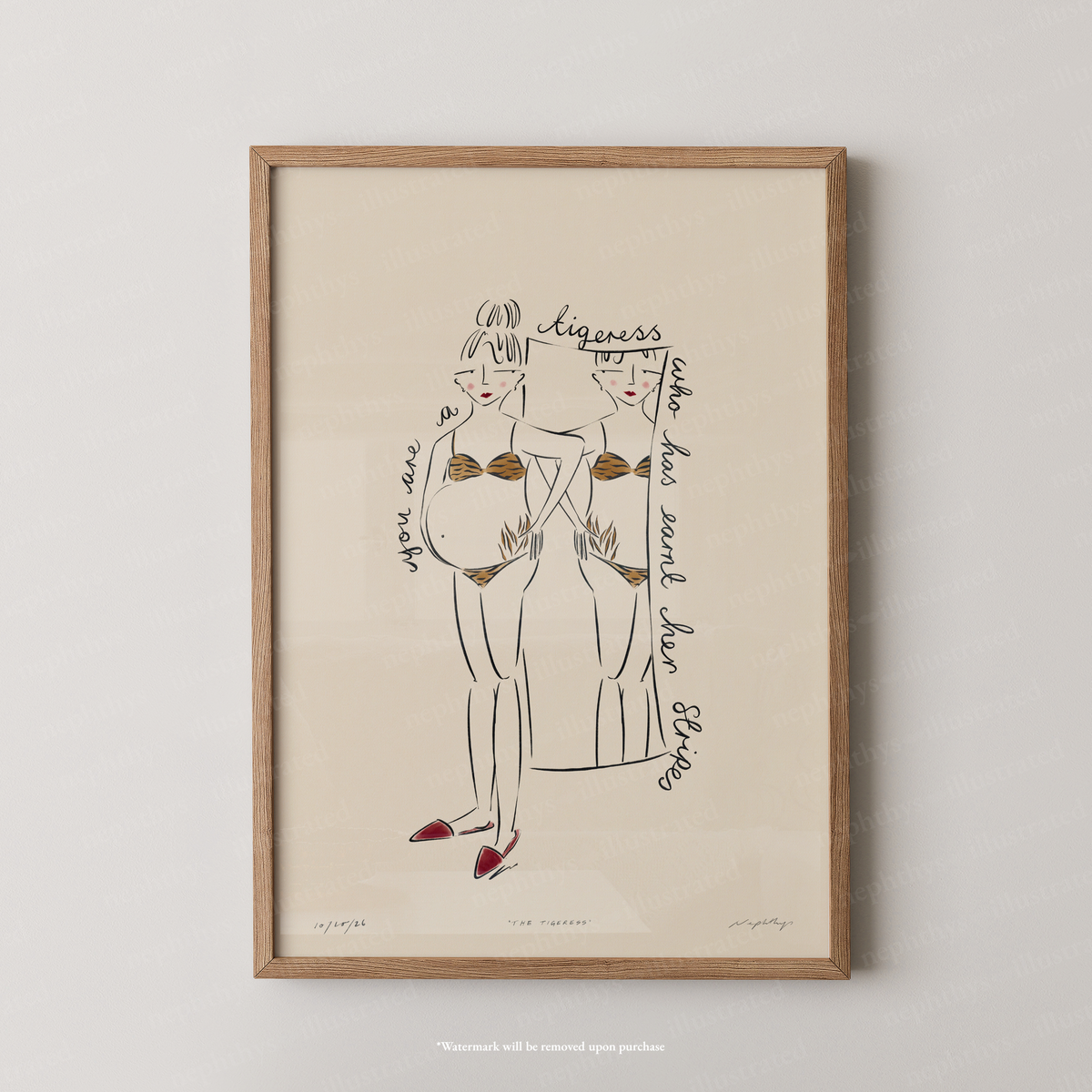 The Tigeress Print