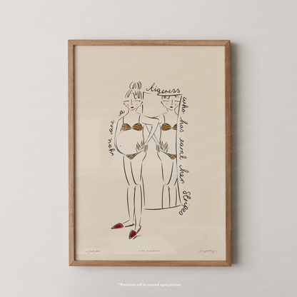 The Tigeress Print