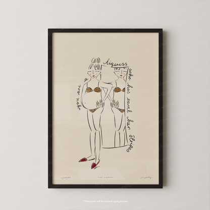 The Tigeress Print