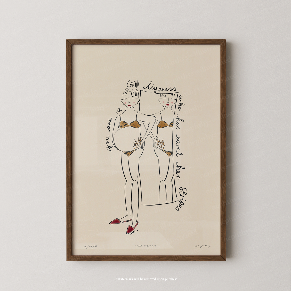 The Tigeress Print