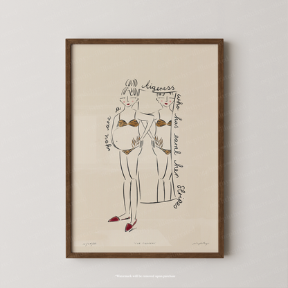 The Tigeress Print