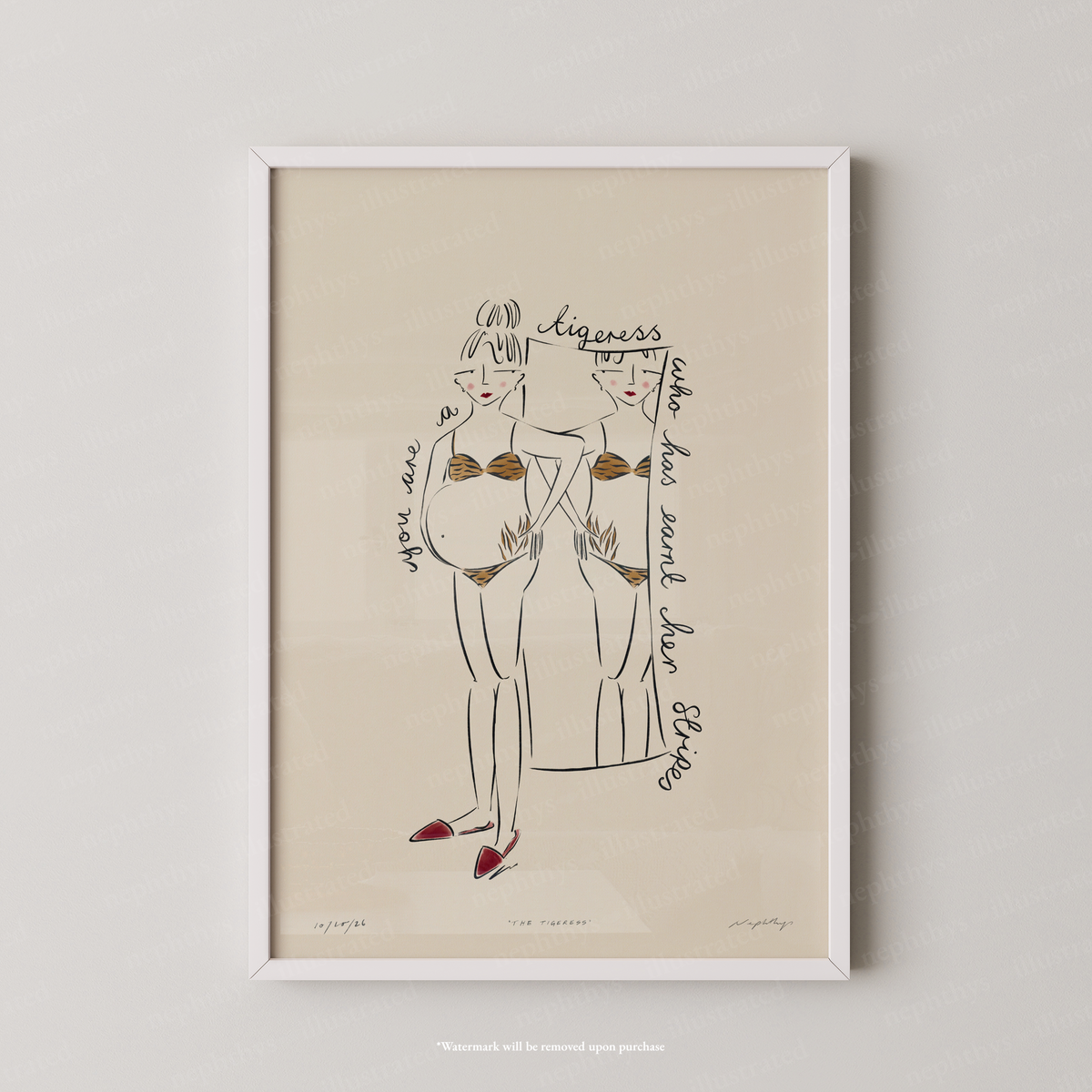 The Tigeress Print