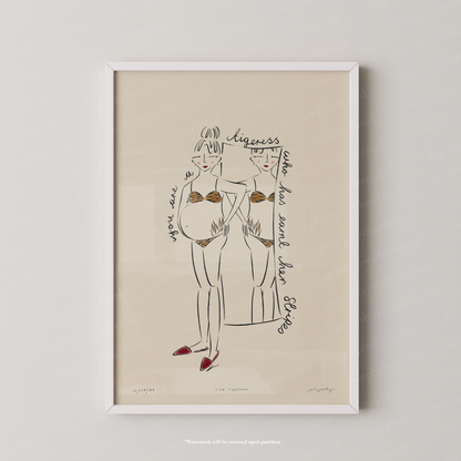 The Tigeress Print