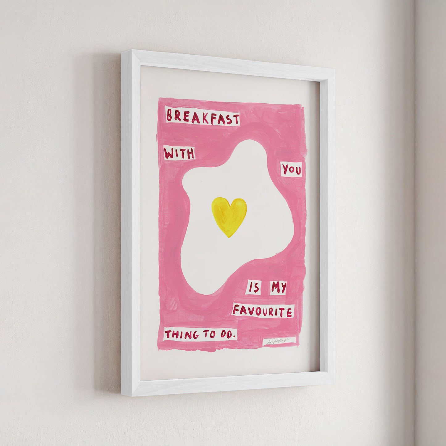 Breakfast With You Print