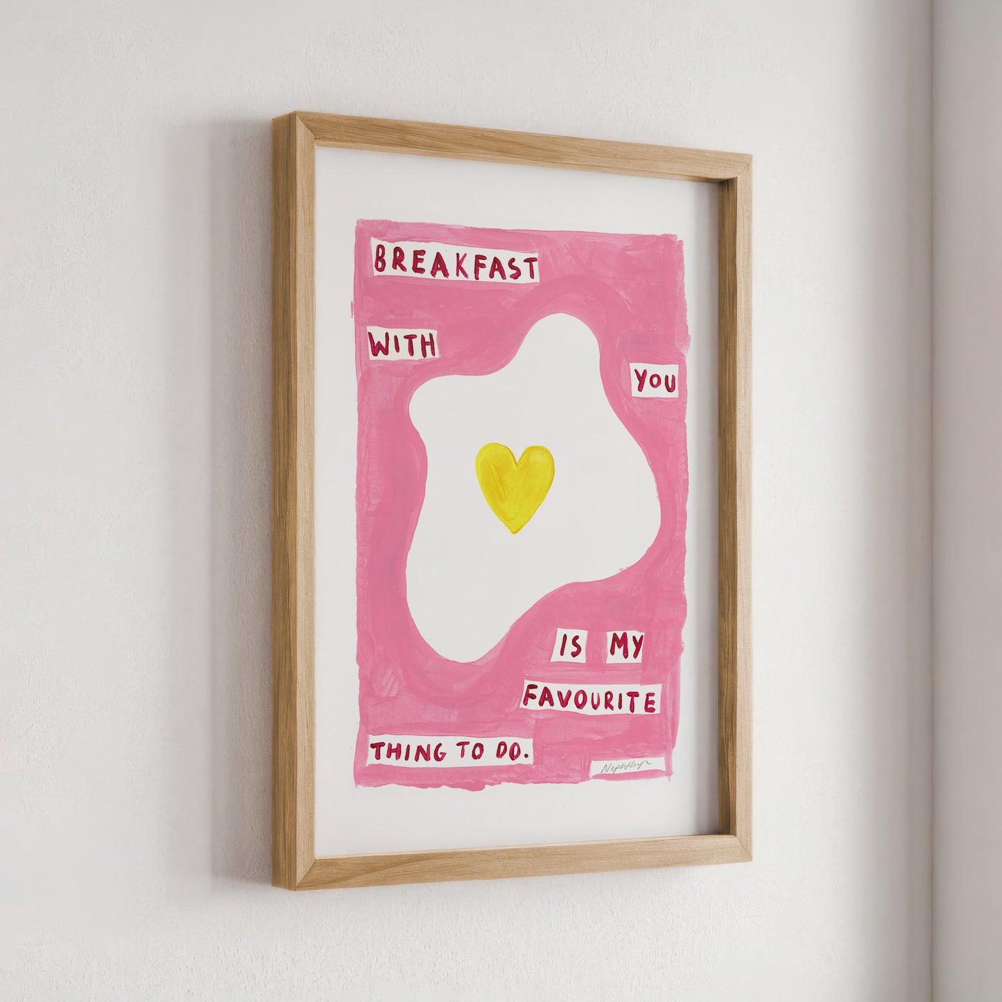 Breakfast With You Print