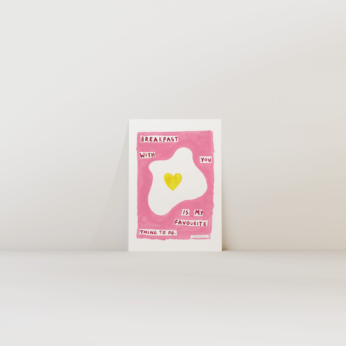 Breakfast With You Print