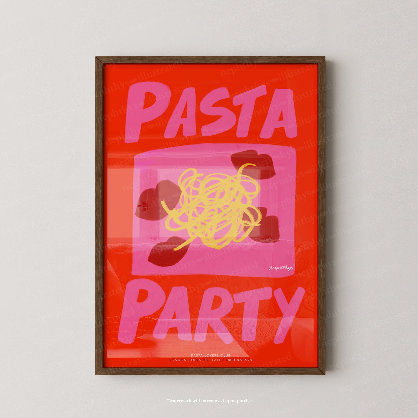 Pasta Party (more colours available)