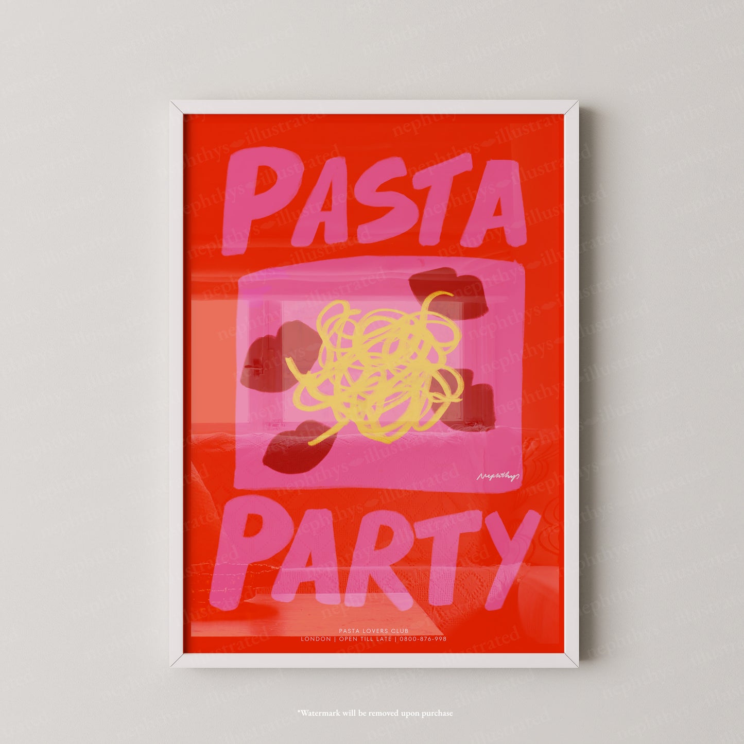 Pasta Party (more colours available)