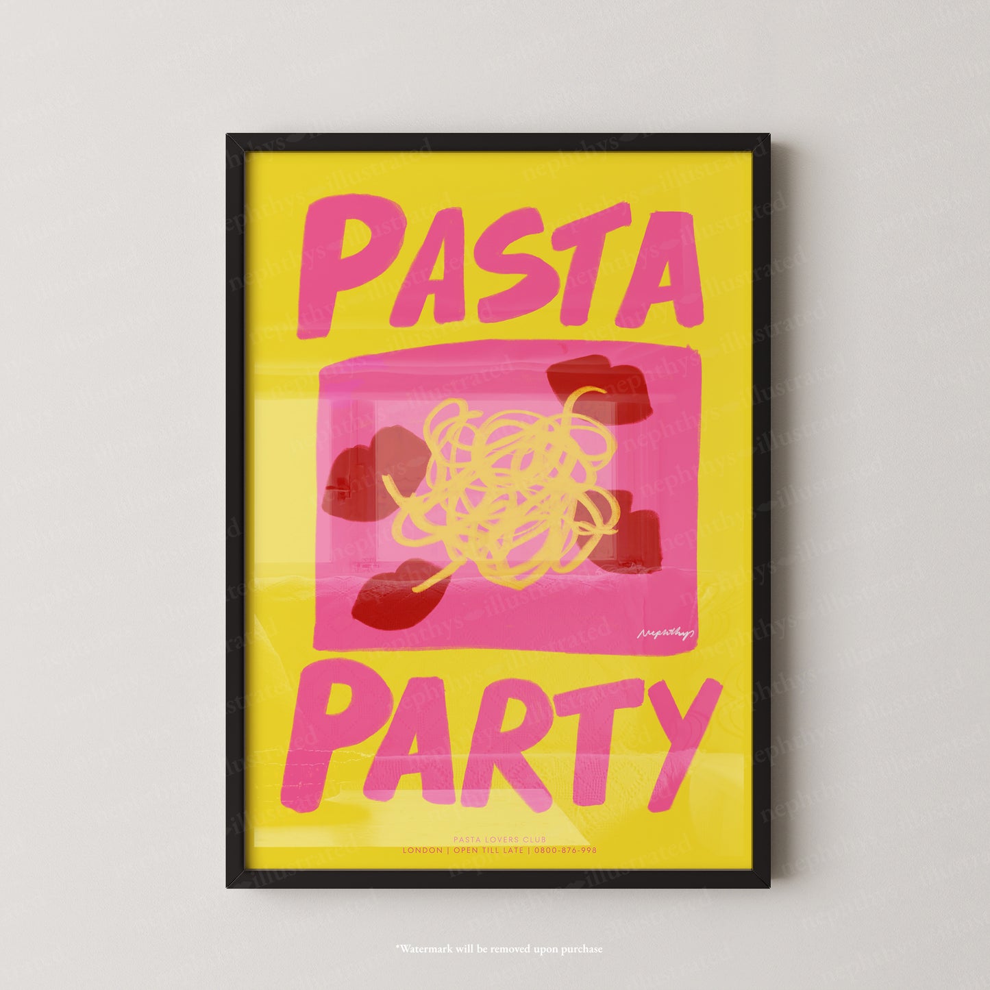 Pasta Party (more colours available)