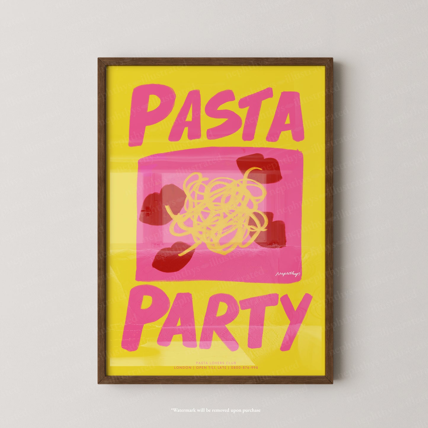 Pasta Party (more colours available)