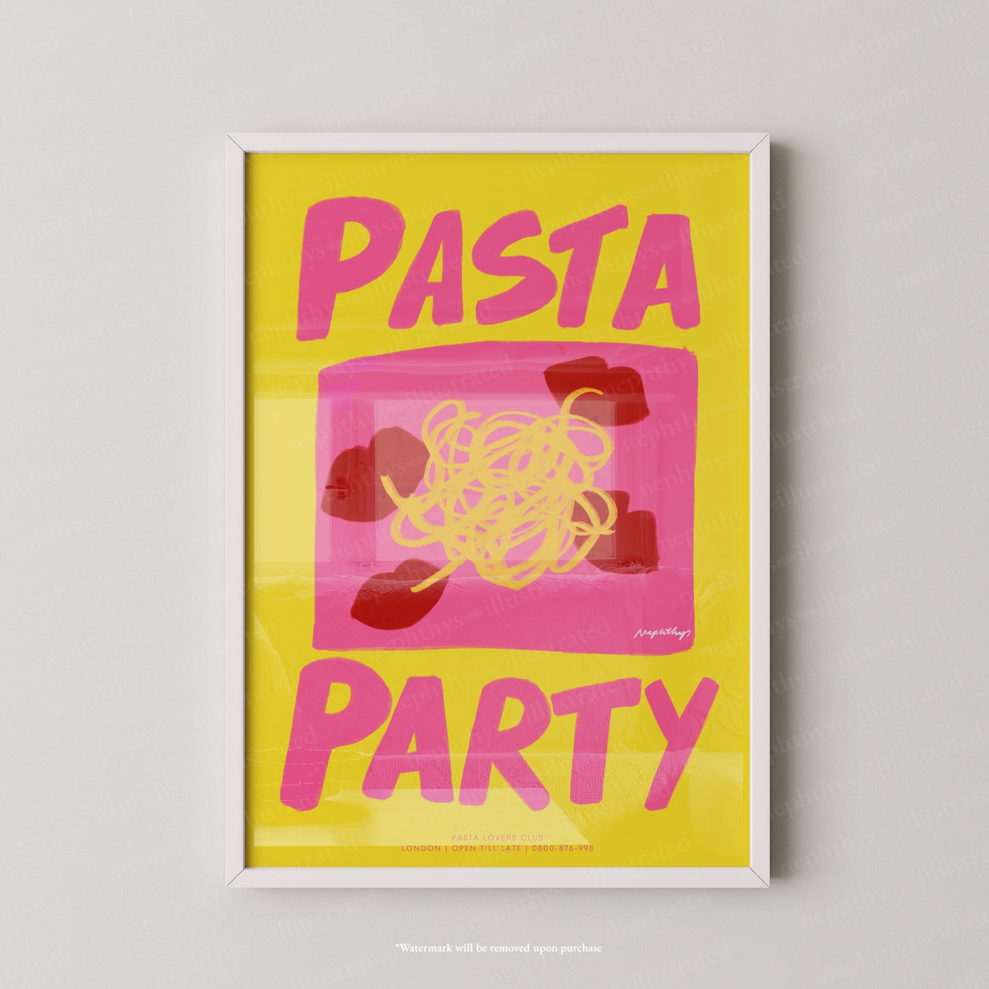 Pasta Party (more colours available)