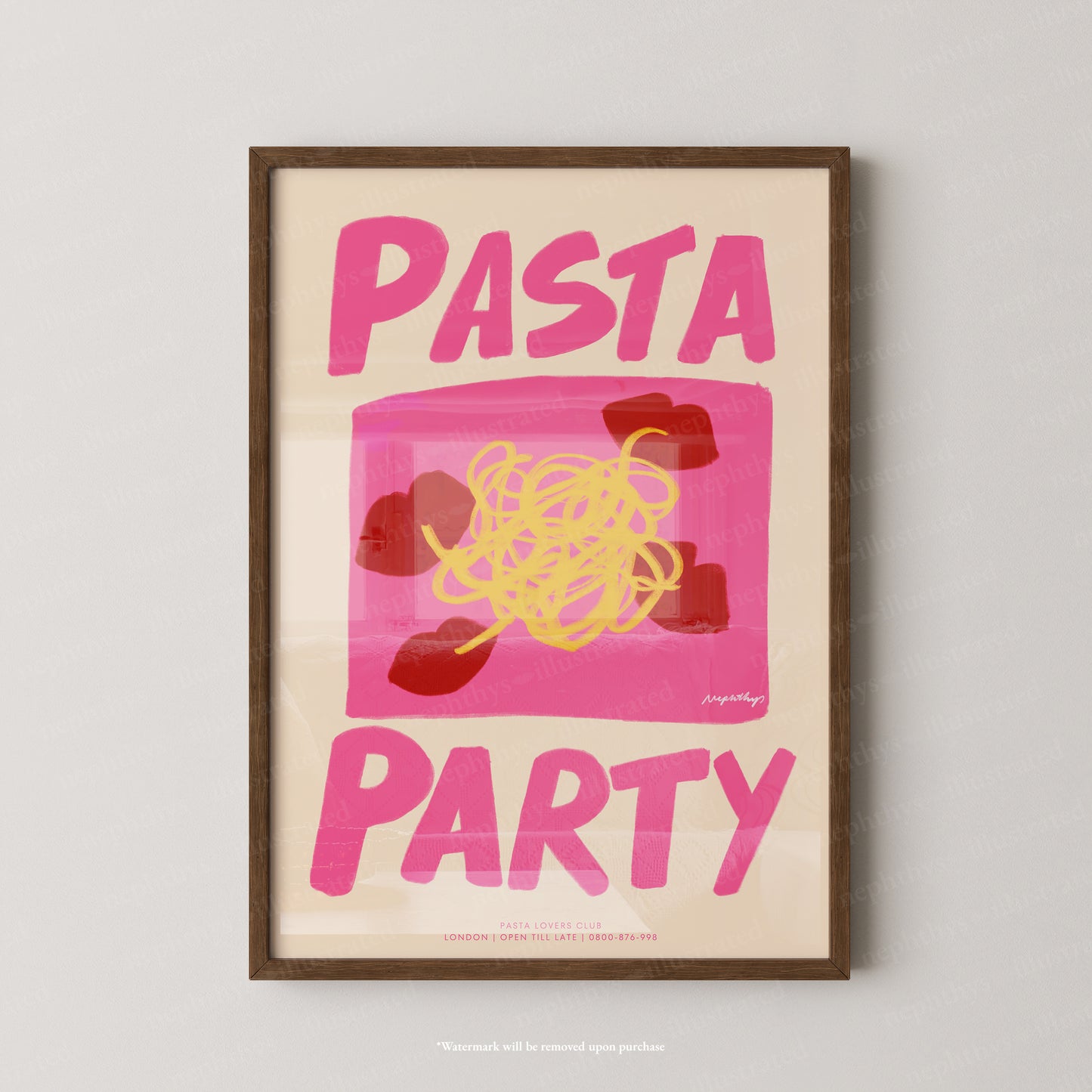 Pasta Party (more colours available)