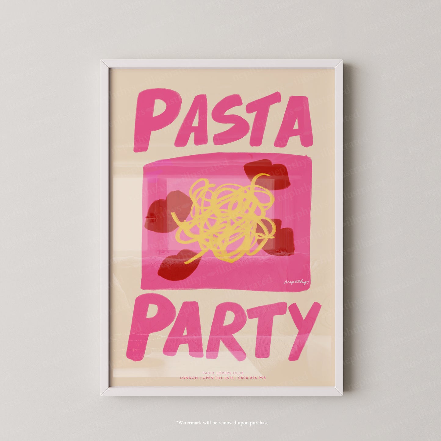 Pasta Party (more colours available)