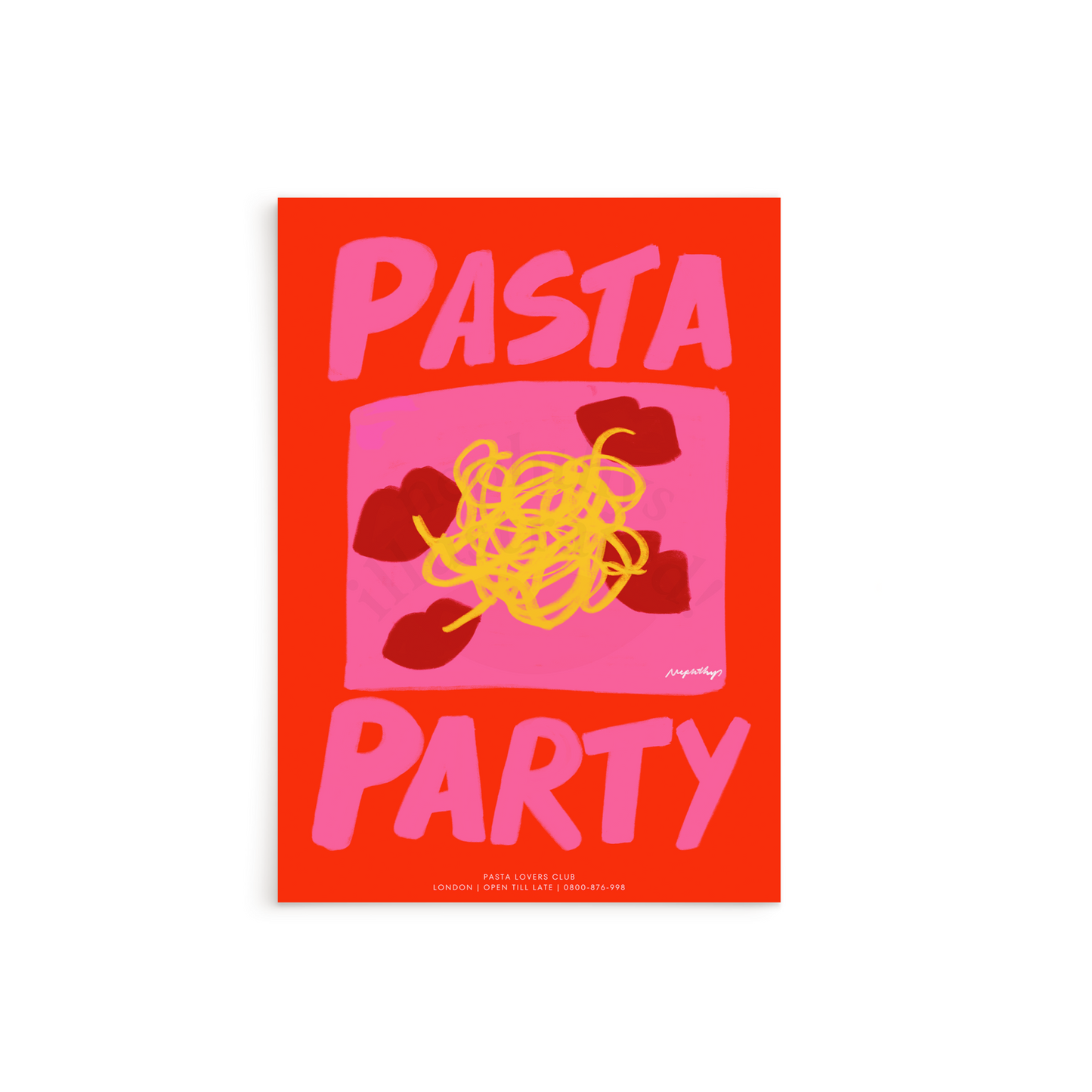 Pasta Party (more colours available)