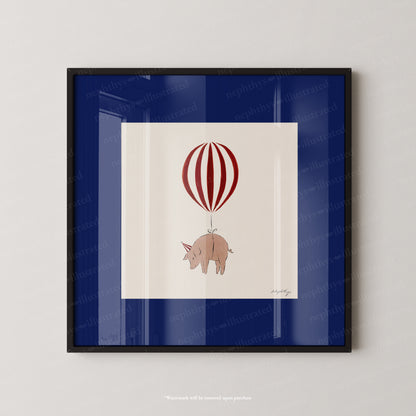 Pig Balloon Personalised