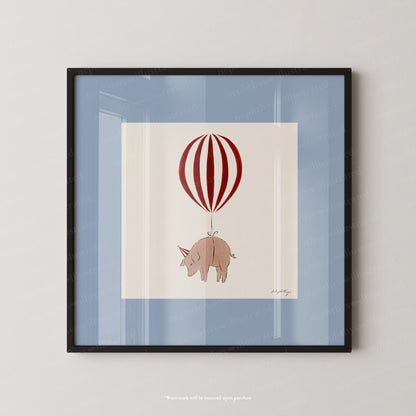 Pig Balloon Personalised