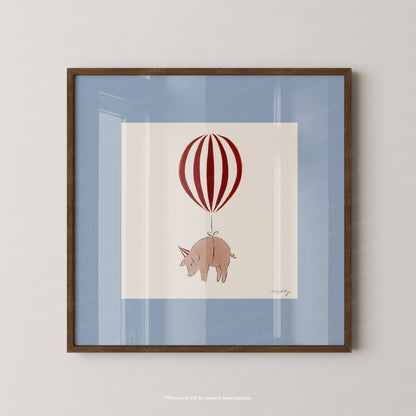 Pig Balloon Personalised