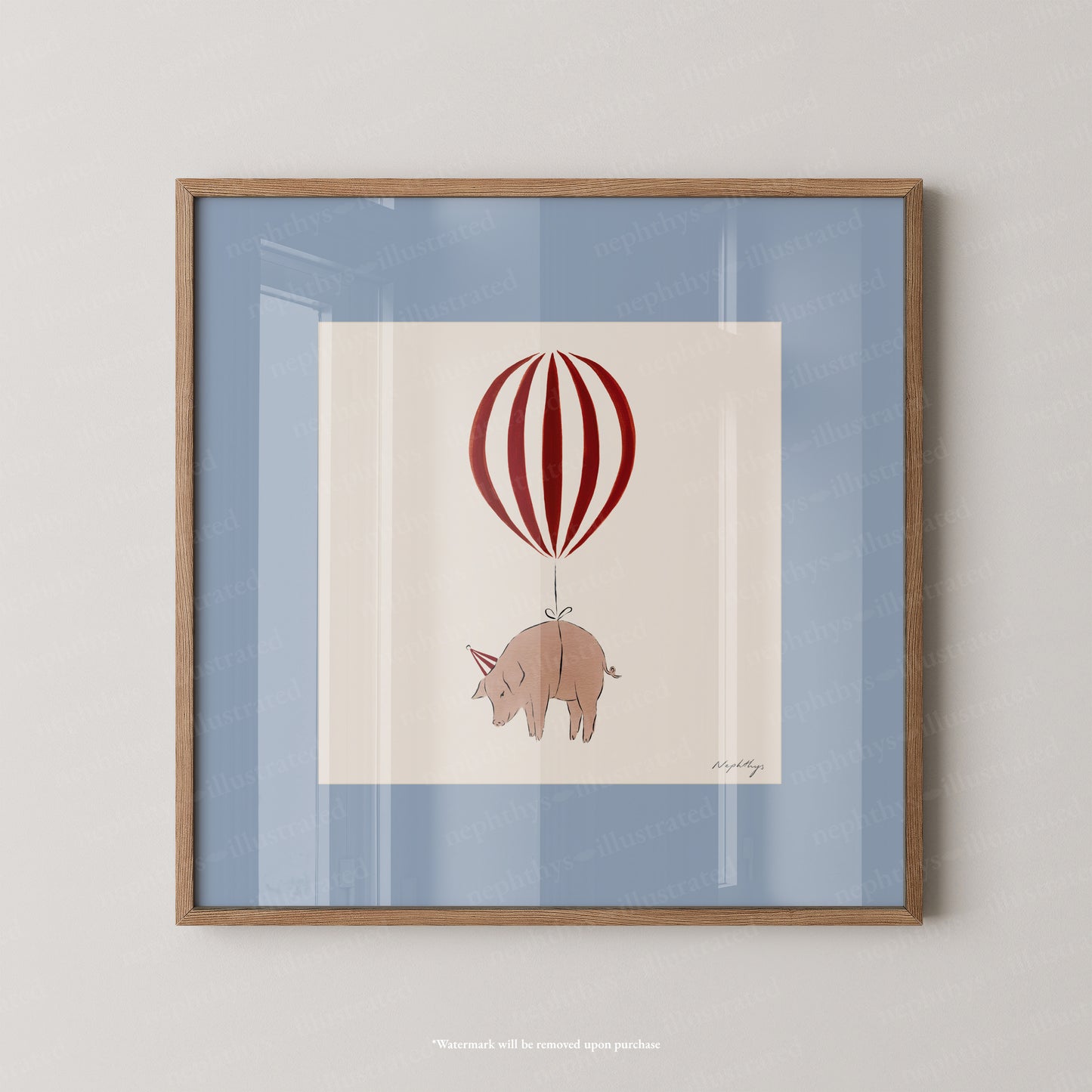 Pig Balloon Personalised