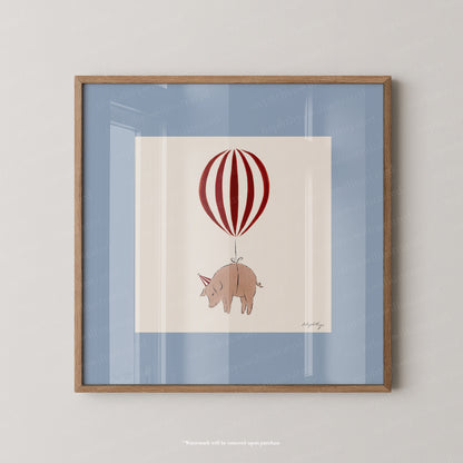 Pig Balloon Personalised